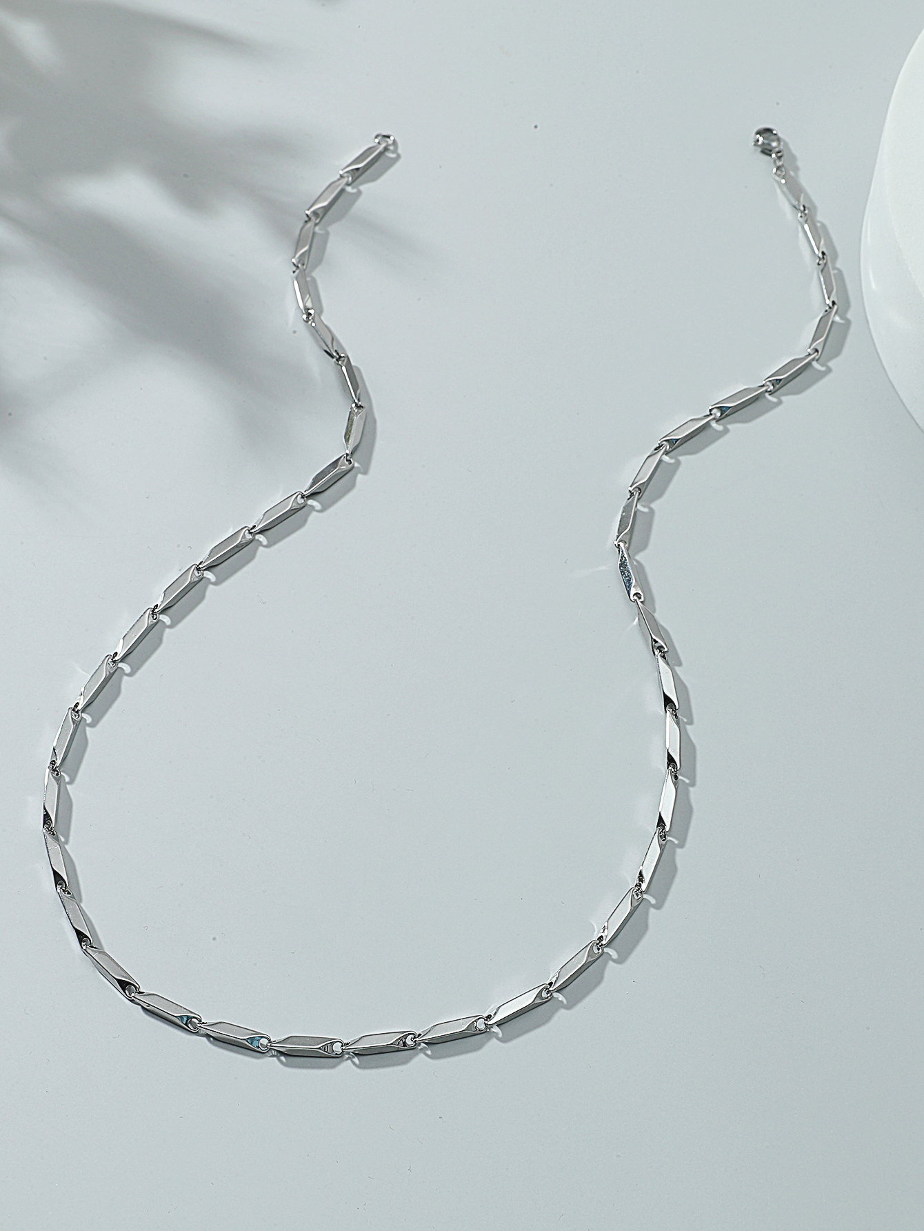 Großhandel Schmuck Einfache Geometrische Spleißen Titanstahl Halskette Nihaojewelry display picture 2