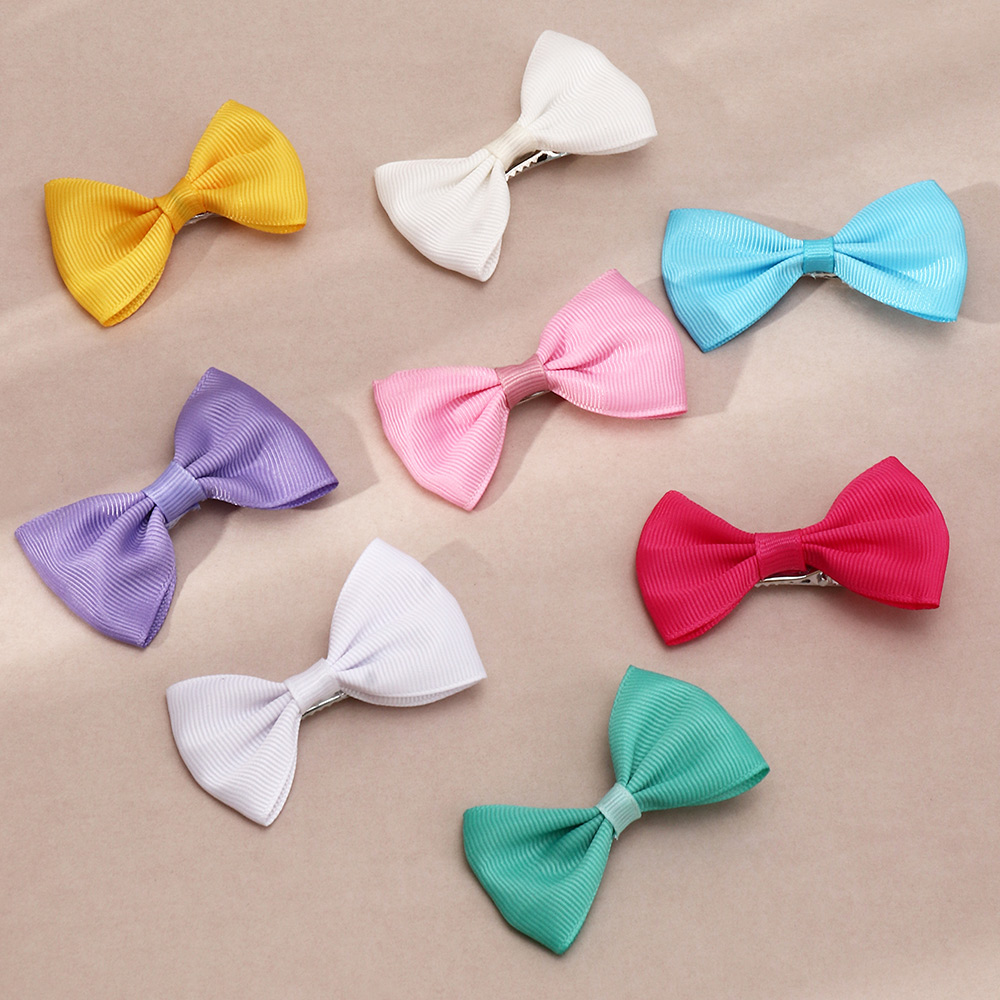 Wholesale Fashion Colorful Bow Children's Duckbill Clip Nihaojewelry display picture 3