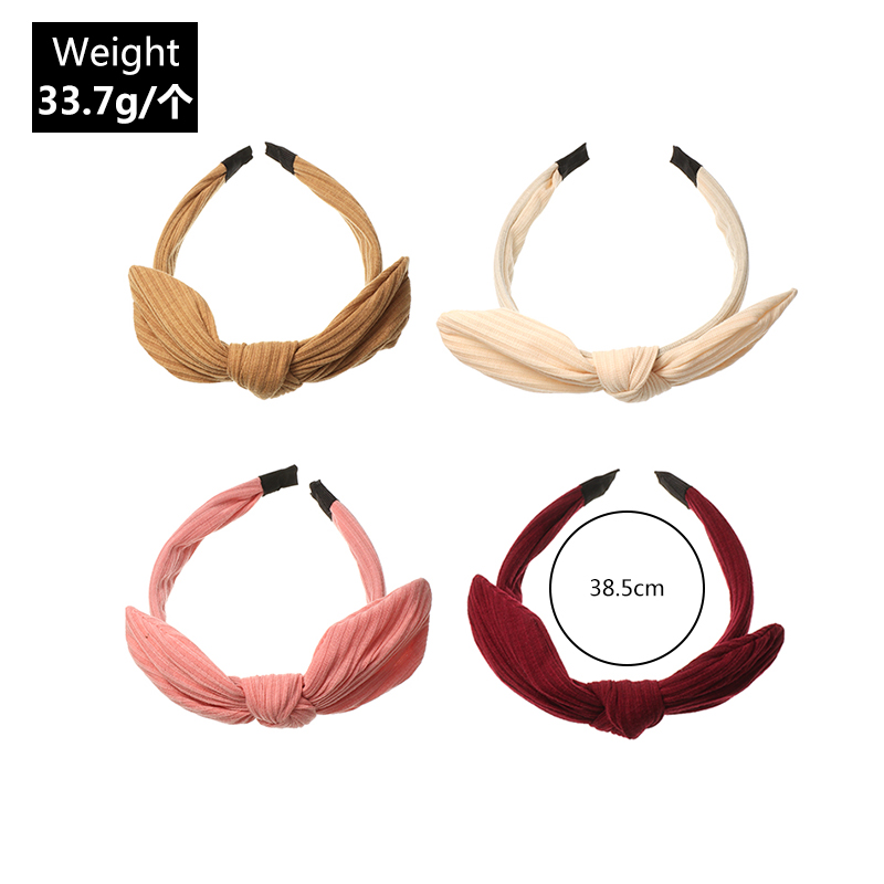 Wholesale Jewelry Solid Color Wide-brim Children's Headband Nihaojewelry display picture 4