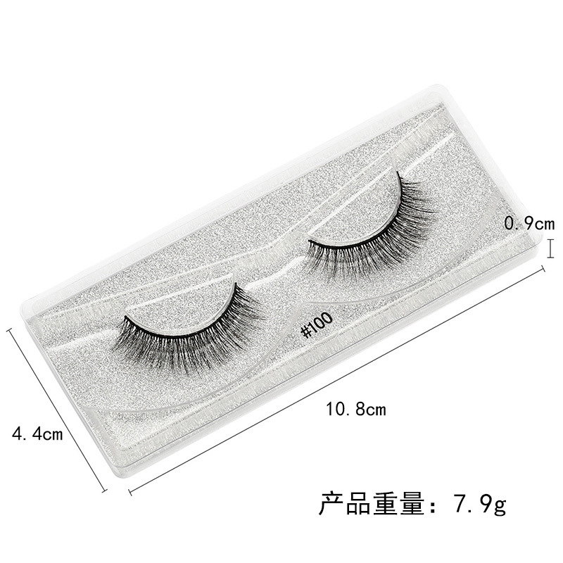 Nihaojewelry Color Base Card Mixed Natural False Eyelashes 10/20 Pair Set Wholesale display picture 3