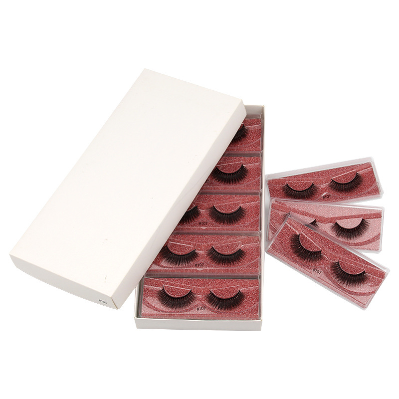 Nihaojewelry Color Base Card Mixed Natural False Eyelashes 10/20 Pair Set Wholesale display picture 17