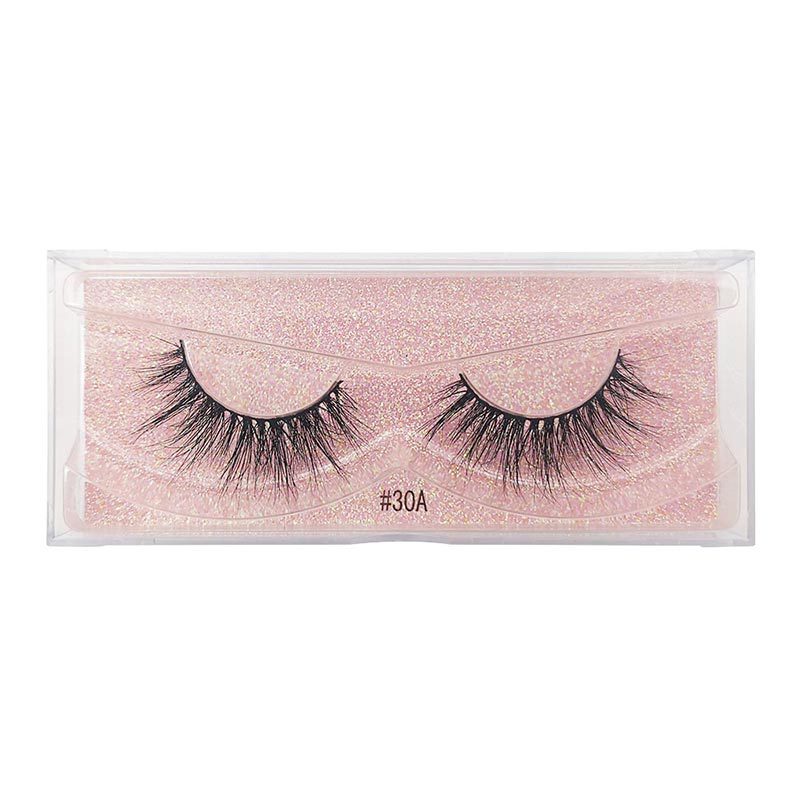 Nihaojewelry 1 Pair Of Real Mink Hair Natural Thick Eyelashes Wholesale display picture 1