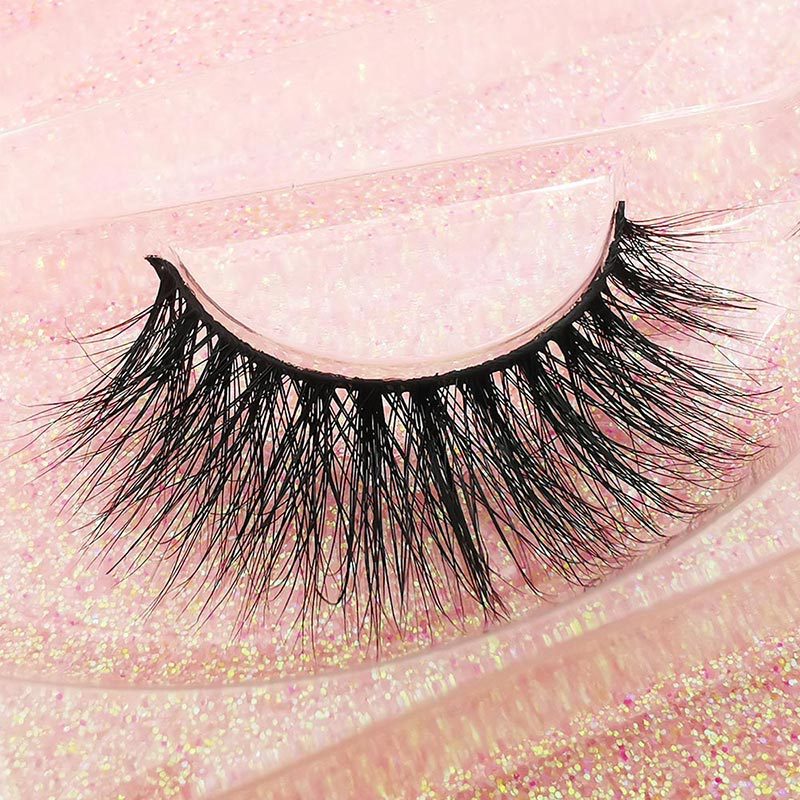 Nihaojewelry 1 Pair Of Real Mink Hair Natural Thick Eyelashes Wholesale display picture 8