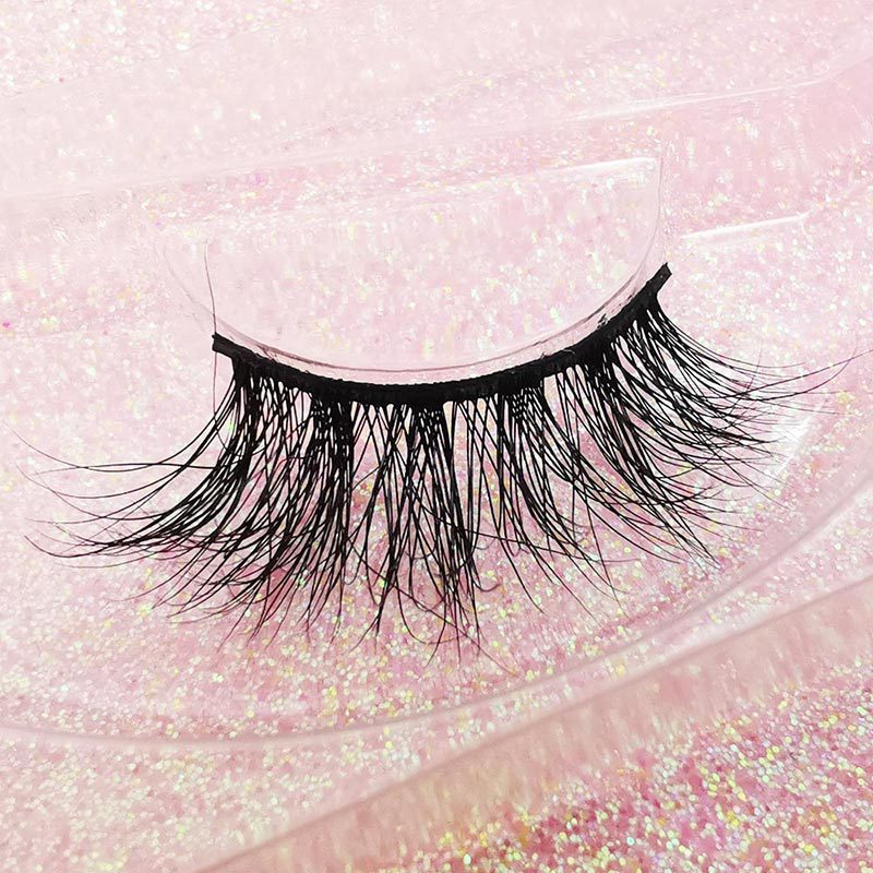Nihaojewelry 1 Pair Of Real Mink Hair Natural Thick Eyelashes Wholesale display picture 15