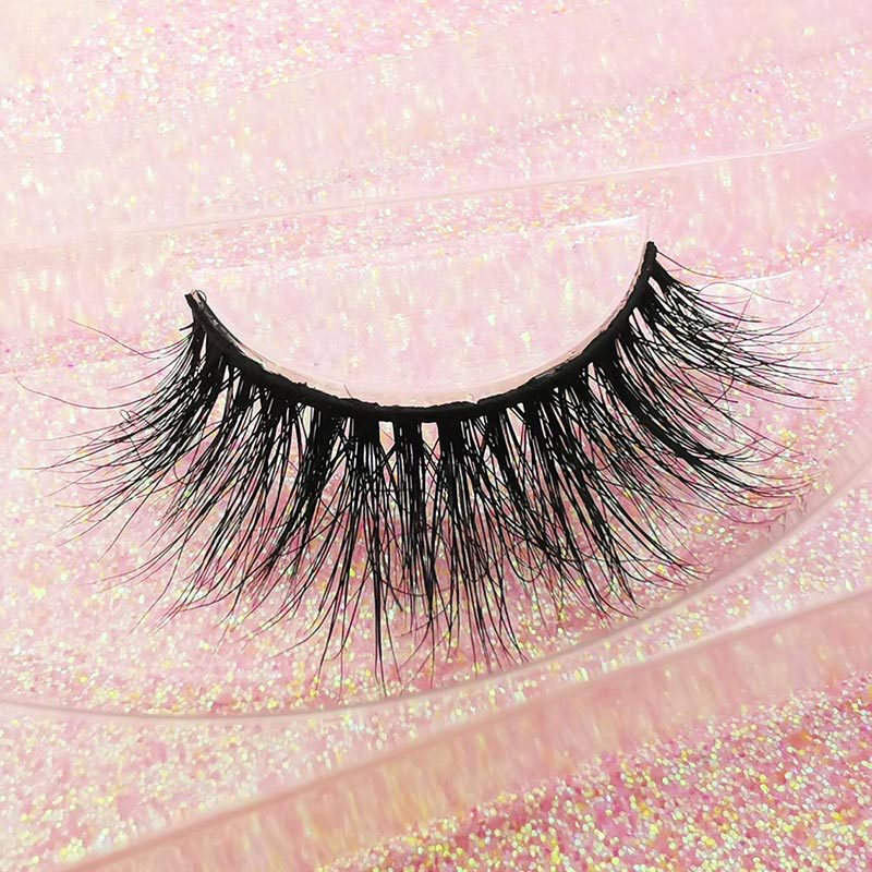 Nihaojewelry 1 Pair Of Real Mink Hair Natural Thick Eyelashes Wholesale display picture 18