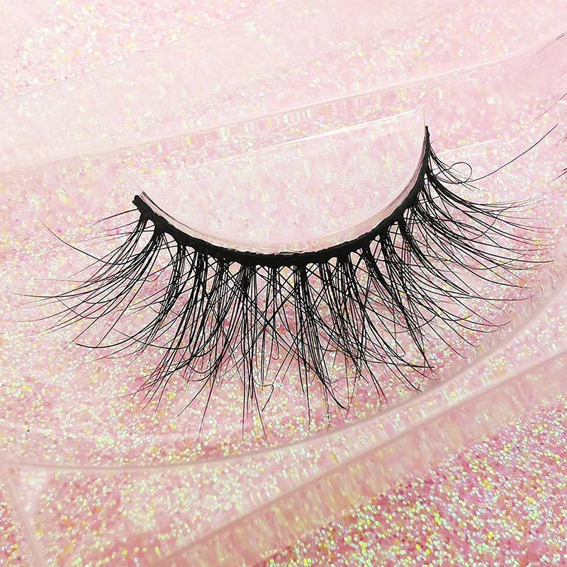 Nihaojewelry 1 Pair Of Real Mink Hair Natural Thick Eyelashes Wholesale display picture 22