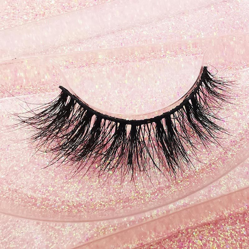 Nihaojewelry 1 Pair Of Real Mink Hair Natural Thick Eyelashes Wholesale display picture 24