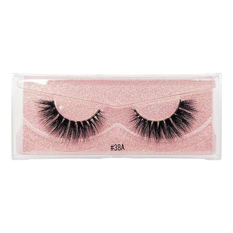 Nihaojewelry 1 Pair Of Real Mink Hair Natural Thick Eyelashes Wholesale display picture 28