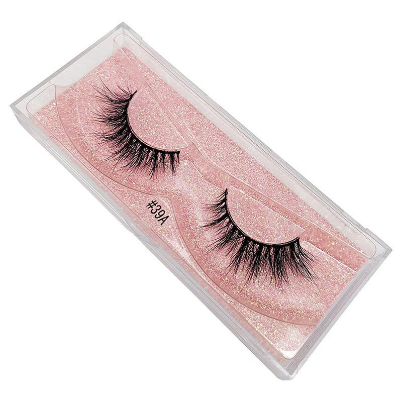 Nihaojewelry 1 Pair Of Real Mink Hair Natural Thick Eyelashes Wholesale display picture 32