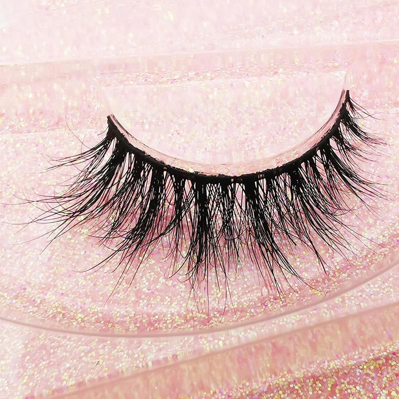 Nihaojewelry 1 Pair Of Real Mink Hair Natural Thick Eyelashes Wholesale display picture 33