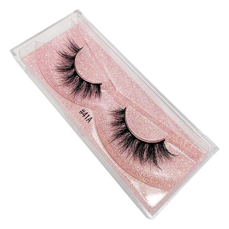 Nihaojewelry 1 Pair Of Real Mink Hair Natural Thick Eyelashes Wholesale display picture 38