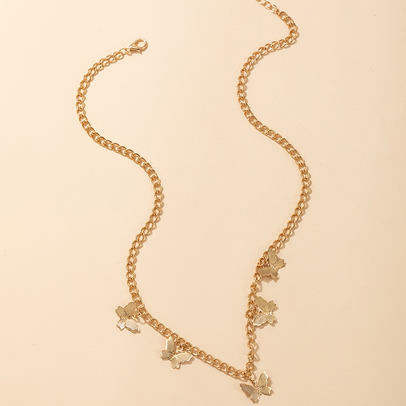 مجوهرات بالجملة نمط بوهيمي فراشة شرابة قلادة Nihaojewelry display picture 3