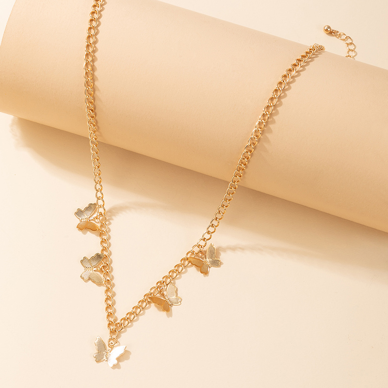 مجوهرات بالجملة نمط بوهيمي فراشة شرابة قلادة Nihaojewelry display picture 4