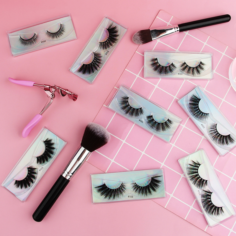 Nihaojewelry 10 Pairs Of 3d Natural Nude Makeup Eyelashes Mixed Set Wholesale display picture 6