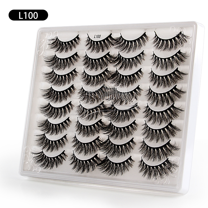 Nihaojewelry 16 Pairs Of Mixed Fluffy Exaggerated Eyelashes display picture 4