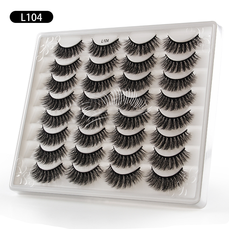 Nihaojewelry 16 Pairs Of Mixed Fluffy Exaggerated Eyelashes display picture 9