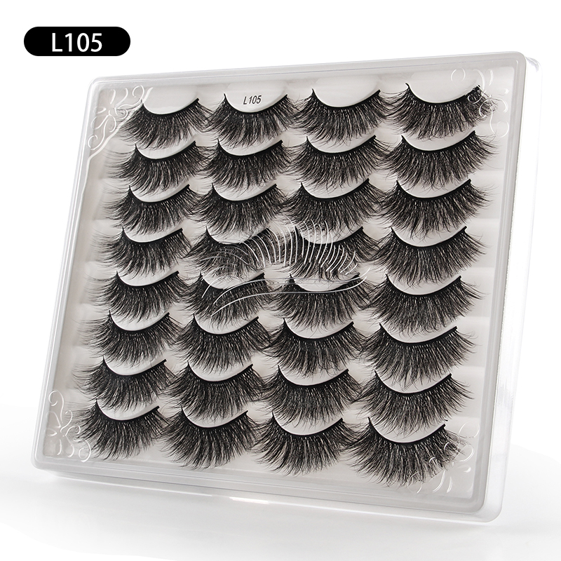 Nihaojewelry 16 Pairs Of Mixed Fluffy Exaggerated Eyelashes display picture 10