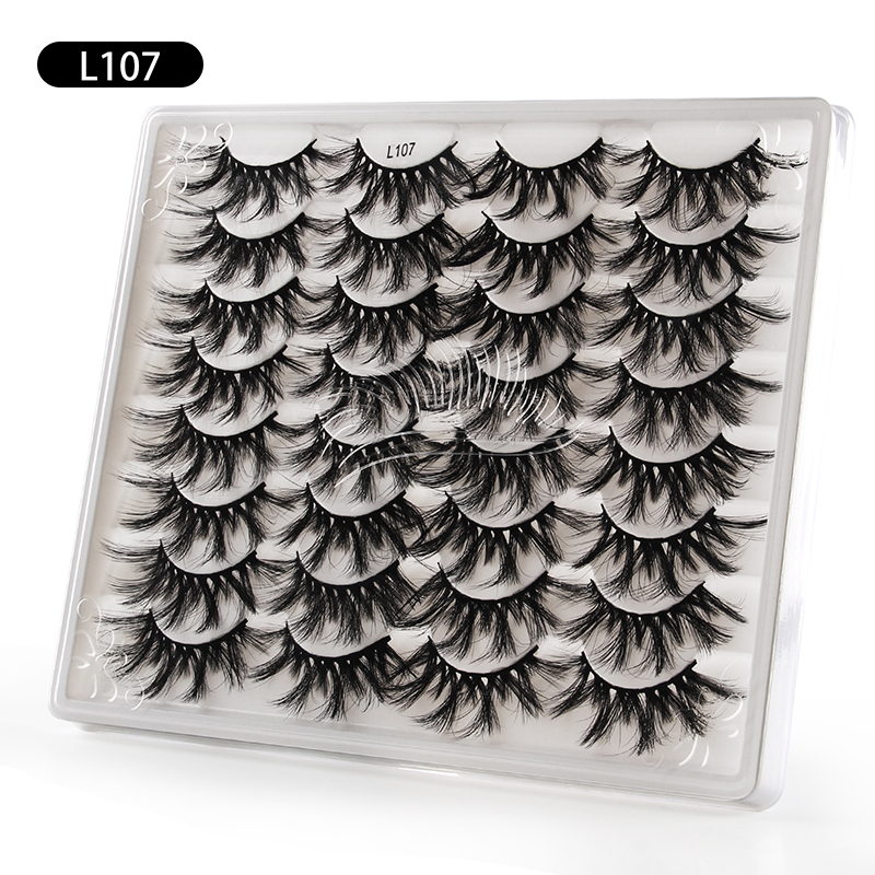 Nihaojewelry 16 Pairs Of Mixed Fluffy Exaggerated Eyelashes display picture 12