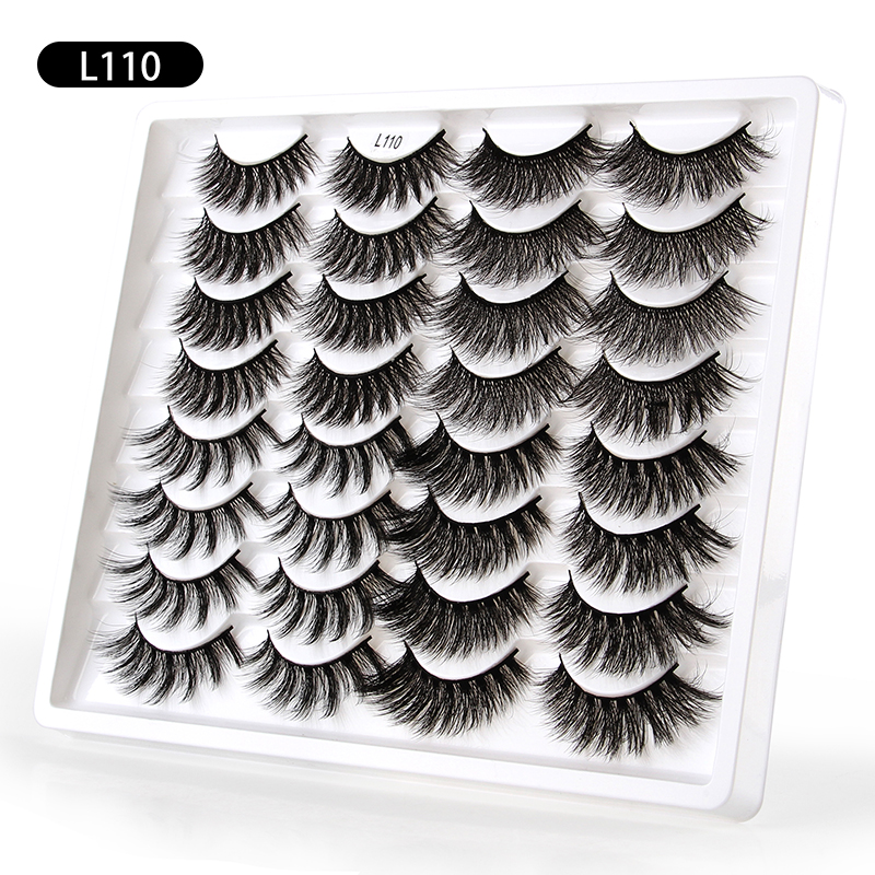 Nihaojewelry 16 Pairs Of Mixed Fluffy Exaggerated Eyelashes display picture 24