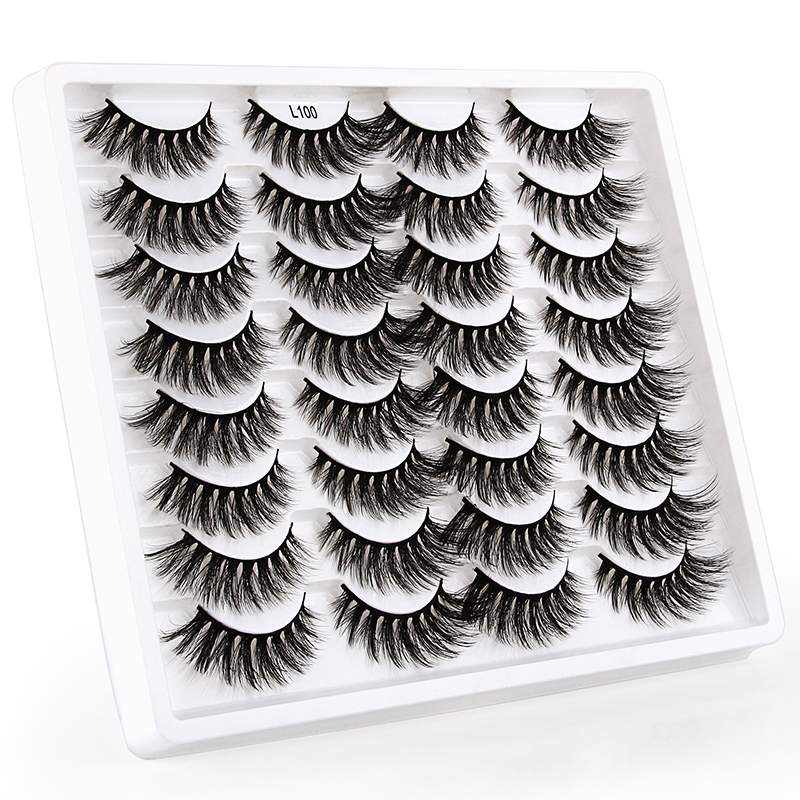 Nihaojewelry 16 Pairs Of Mixed Fluffy Exaggerated Eyelashes display picture 29