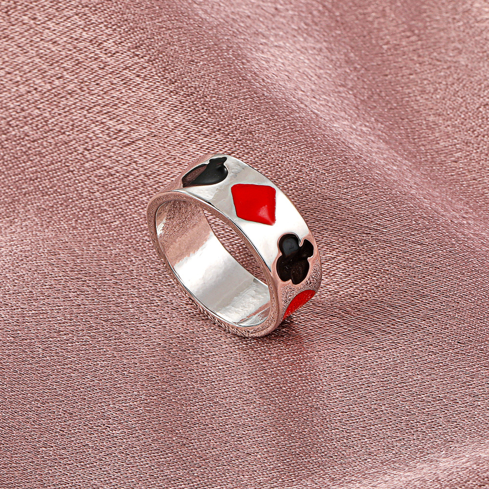 Wholesale Jewelry Metal Flower Heart Ring Nihaojewelry display picture 3