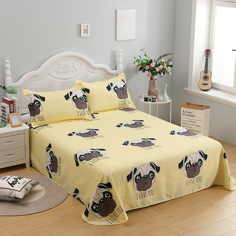 Wholesale Cartoon Dog Drinking Pattern Printing Bedding Four-piece Set Nihaojewelry display picture 2