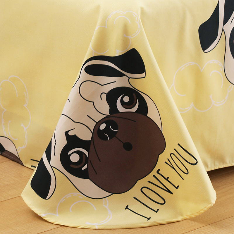 Wholesale Cartoon Dog Drinking Pattern Printing Bedding Four-piece Set Nihaojewelry display picture 6