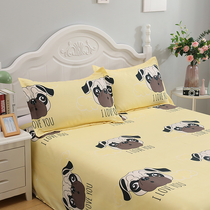 Wholesale Cartoon Dog Drinking Pattern Printing Bedding Four-piece Set Nihaojewelry display picture 7