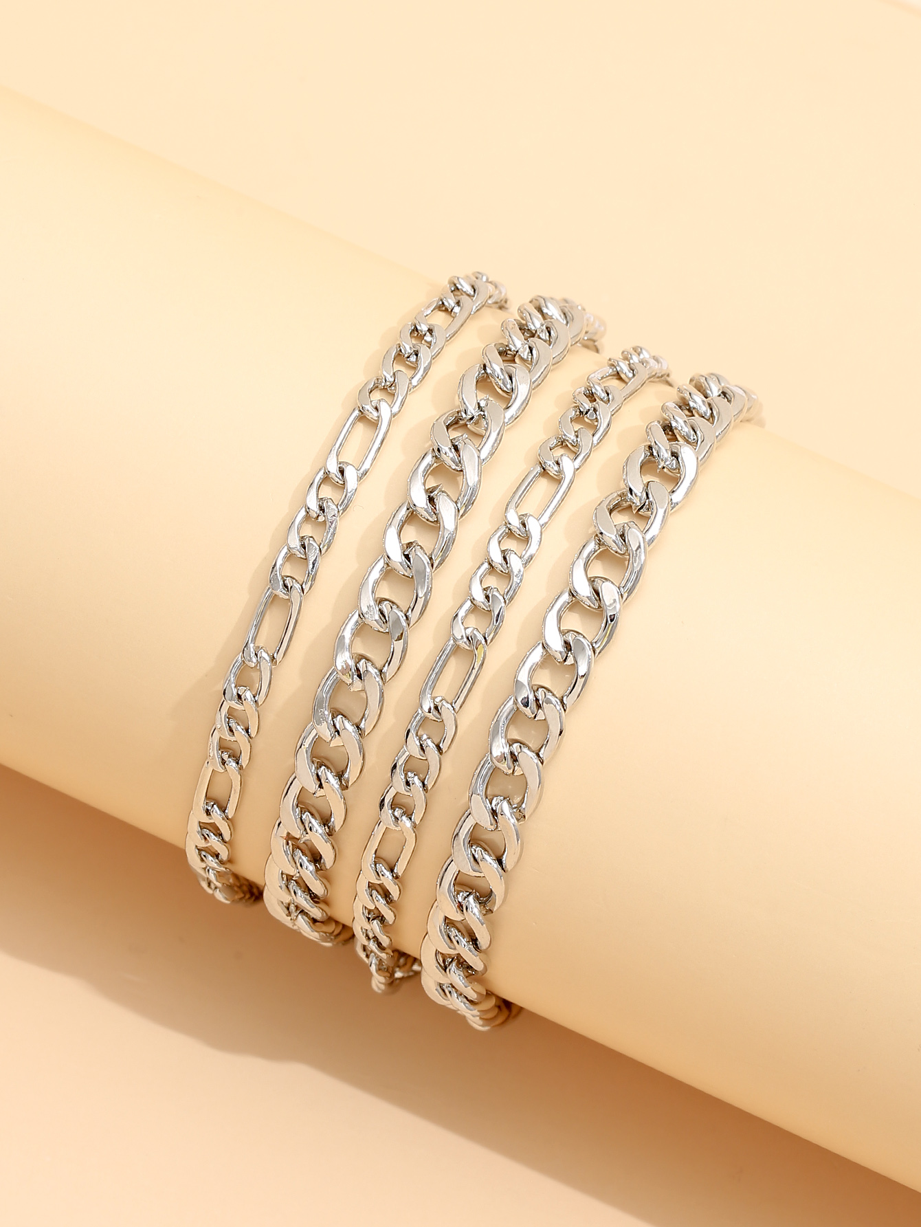 Fashion Hollow Metal Multilayer Anklet Wholesale Nihaojewelry display picture 1