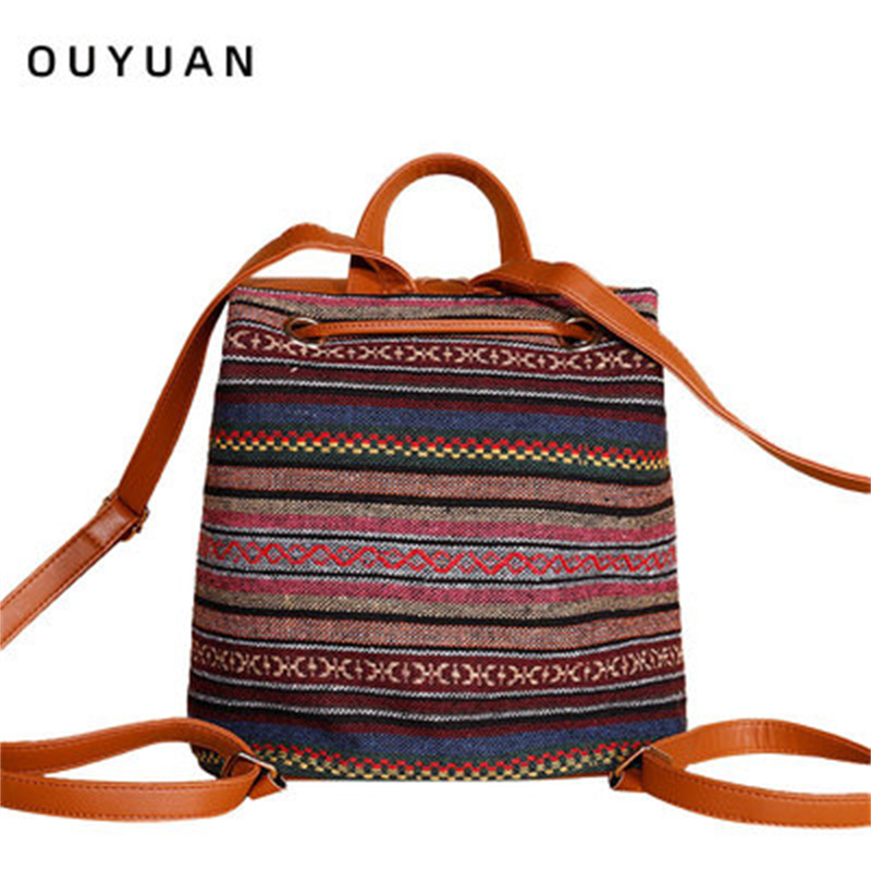 New Style Ethnic Woven Tassel Backpack Wholesale Nihaojewelry display picture 6
