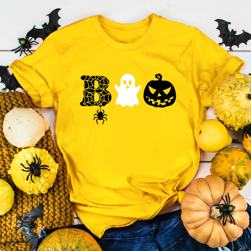 Women's T-shirt Short Sleeve Printing Casual Halloween Pattern display picture 3