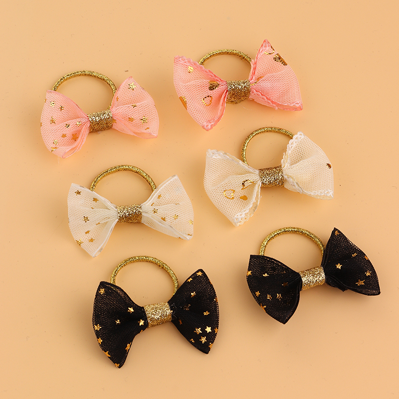 Fashion Bowknot Children's Rubber Band Hair Rope Wholesale Nihaojewelry display picture 1