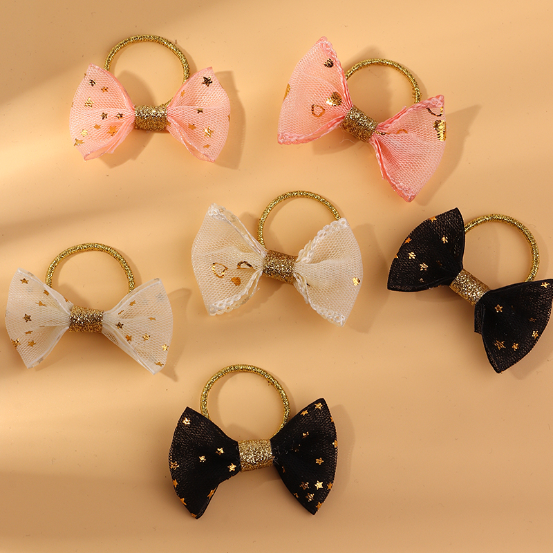 Fashion Bowknot Children's Rubber Band Hair Rope Wholesale Nihaojewelry display picture 3