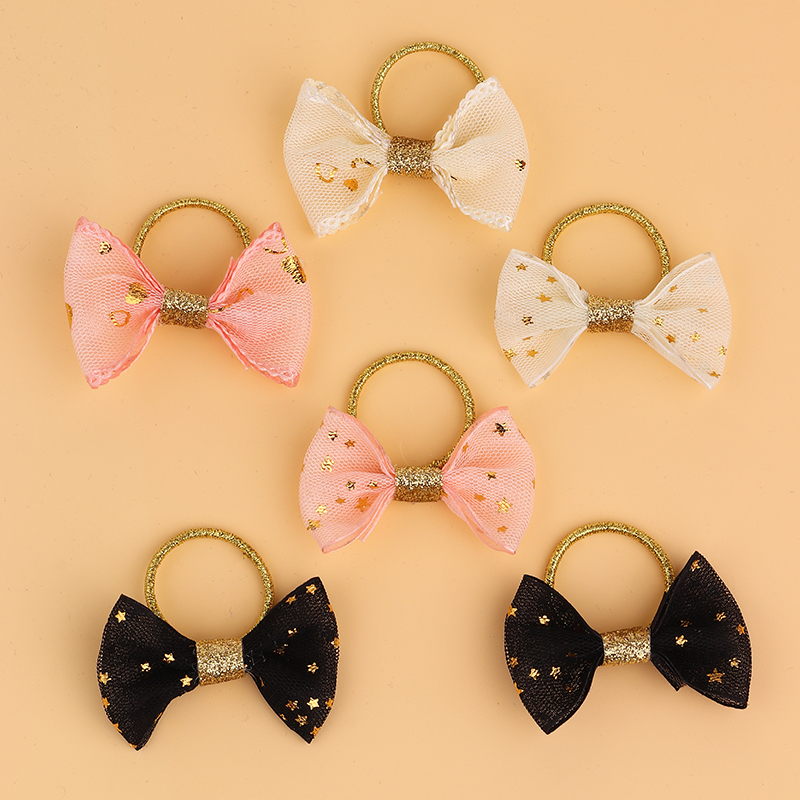 Fashion Bowknot Children's Rubber Band Hair Rope Wholesale Nihaojewelry display picture 4