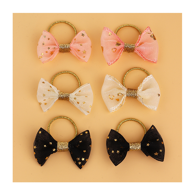 Fashion Bowknot Children's Rubber Band Hair Rope Wholesale Nihaojewelry display picture 5