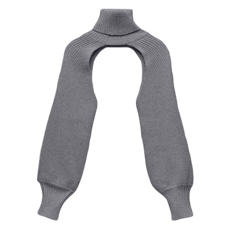 Lantern Sleeve Turtleneck Woolen Sleeve Wholesale Nihaojewelry display picture 5