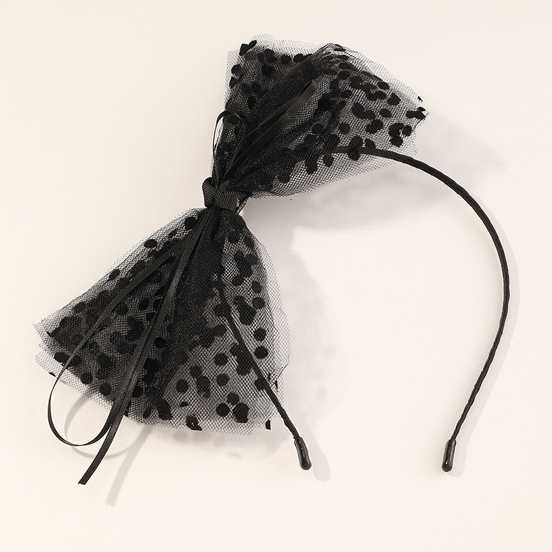 Black Bow Headband Wholesale Nihaojewelry display picture 2