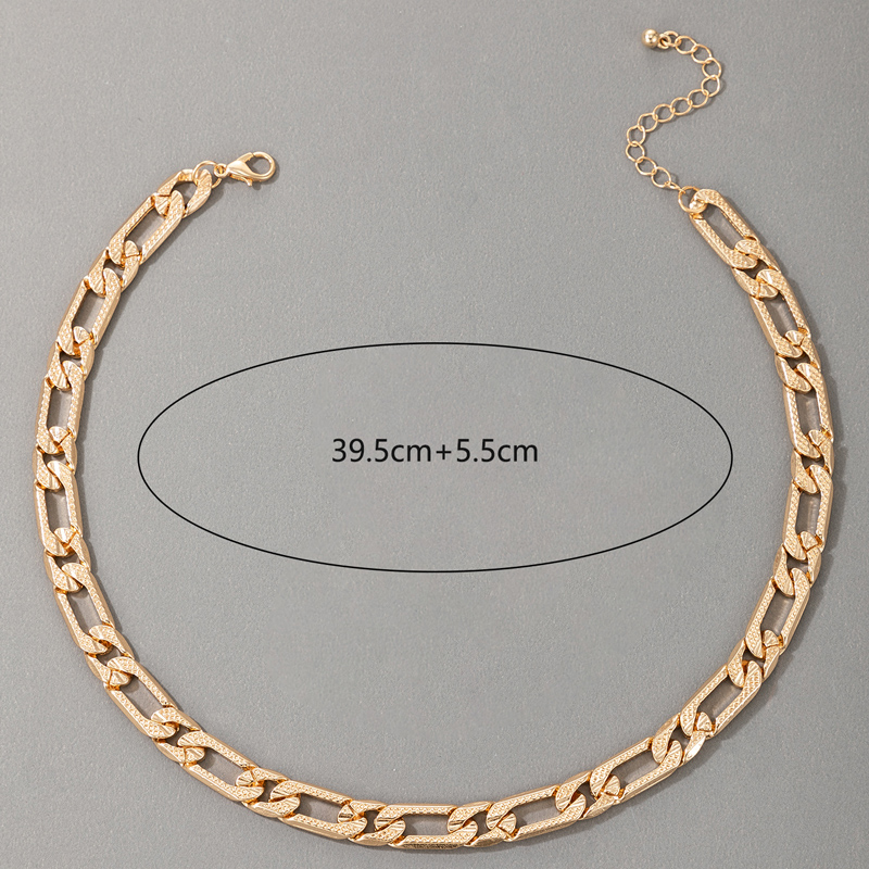 Einfache Goldene Geometrische Halskette Großhandel Nihaojewelry display picture 1