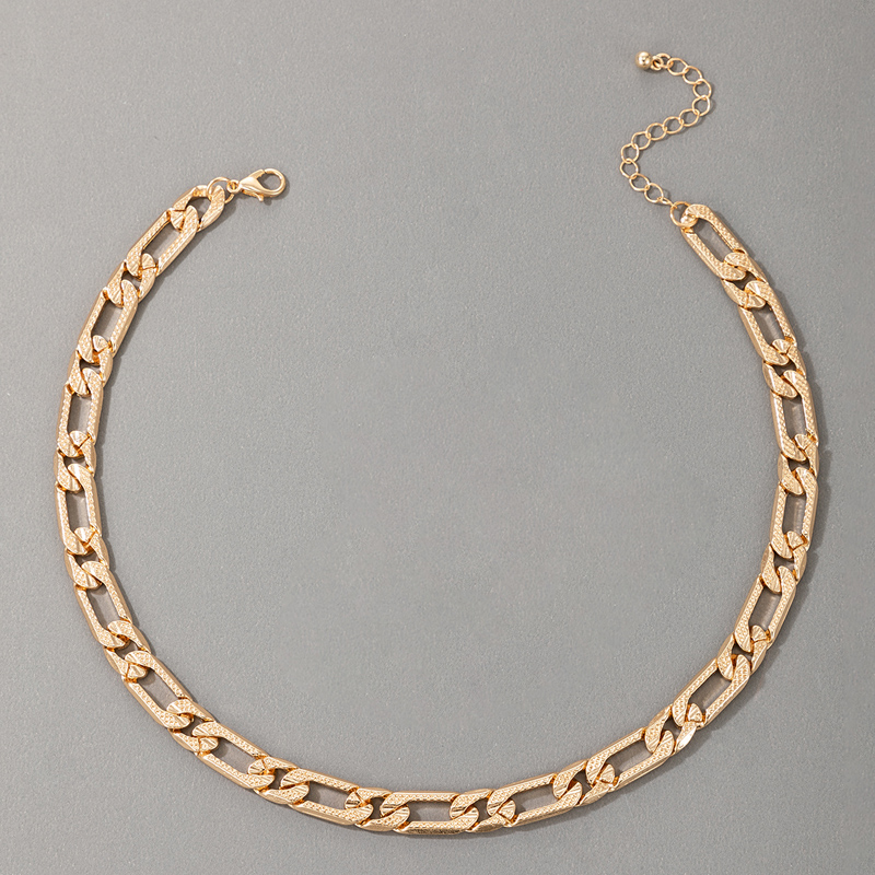 Einfache Goldene Geometrische Halskette Großhandel Nihaojewelry display picture 2