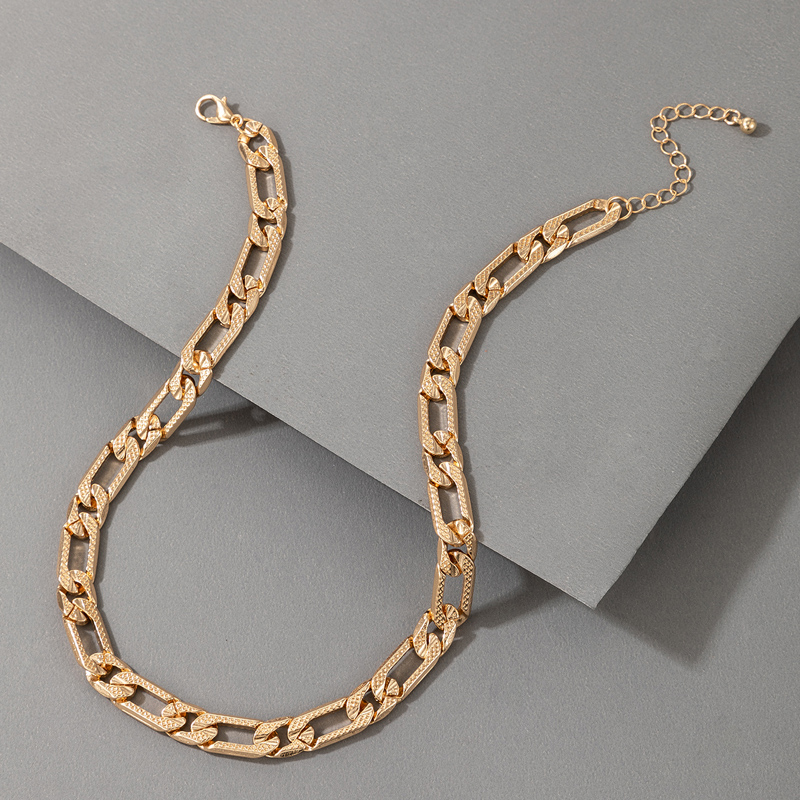 Einfache Goldene Geometrische Halskette Großhandel Nihaojewelry display picture 5