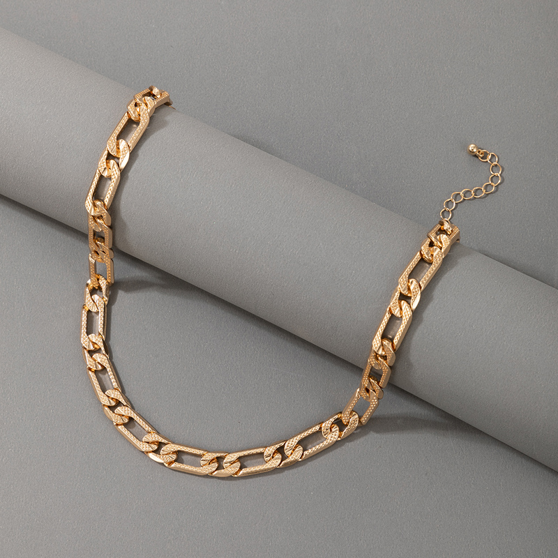 Einfache Goldene Geometrische Halskette Großhandel Nihaojewelry display picture 6