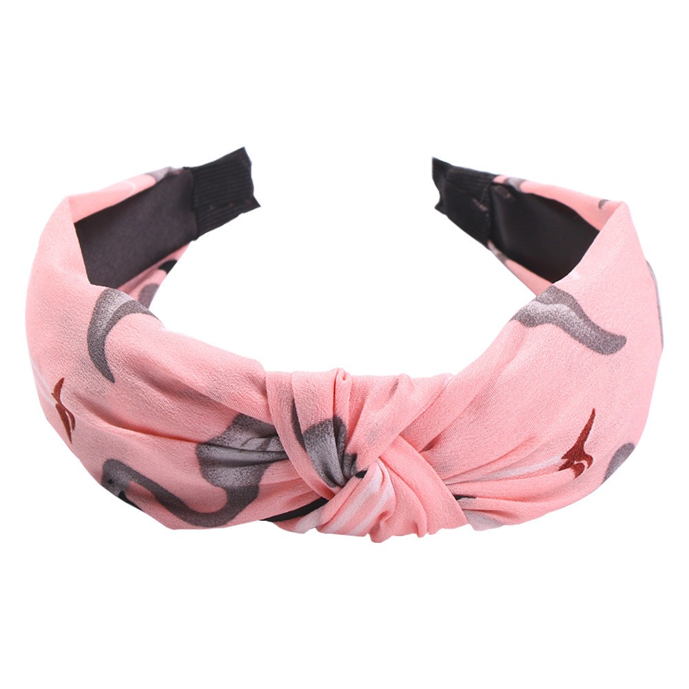 Fashion Wide-brimmed Fabric Bow Headband display picture 6