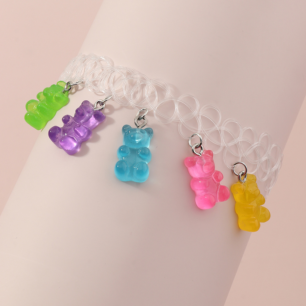 Collar Infantil Con Colgante De Oso display picture 1