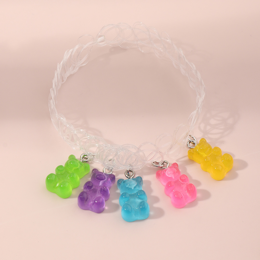 Collar Infantil Con Colgante De Oso display picture 3