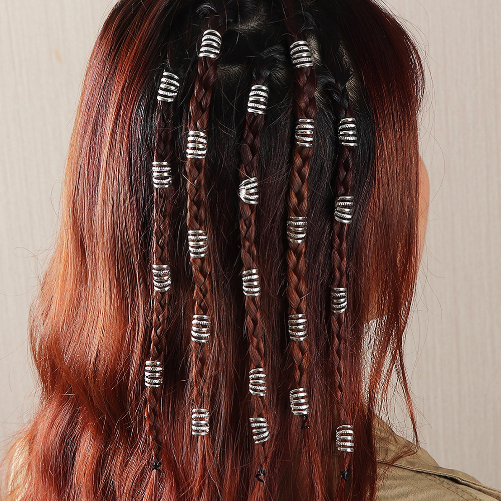 Dirty Braid Decorative Loop Hair Buckle display picture 9