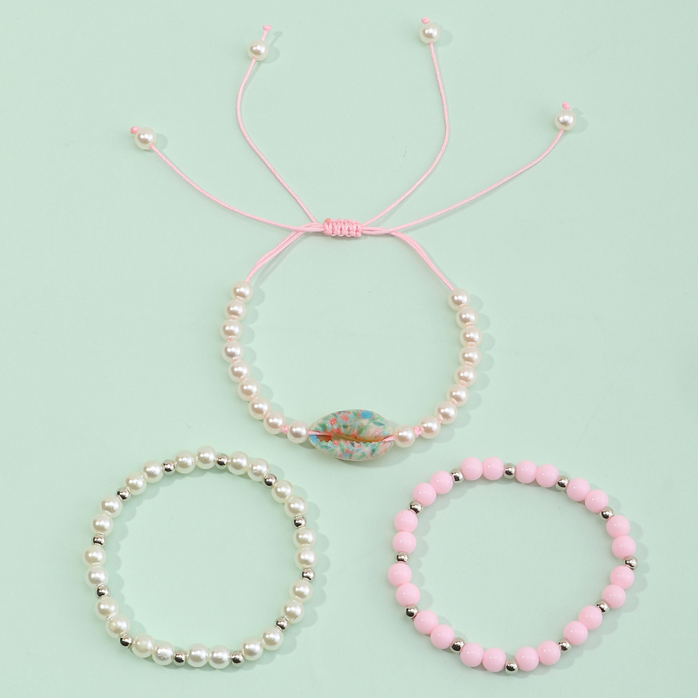Bracelet De Perles De Coquillage Géométrique Simple En Gros Nihaojewelry display picture 2