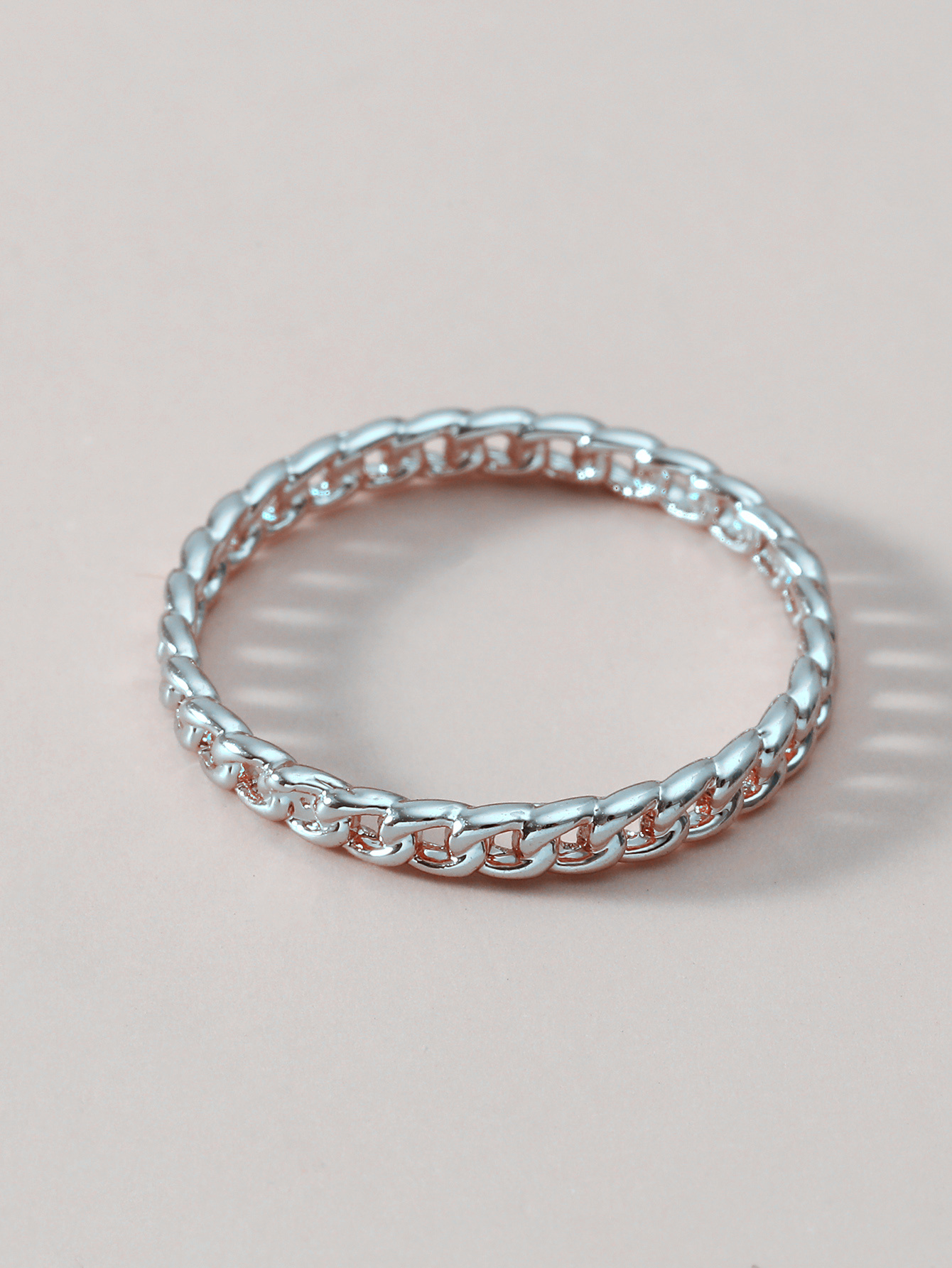 Simple Chain Splicing Ring Wholesale Nihaojewelry display picture 2