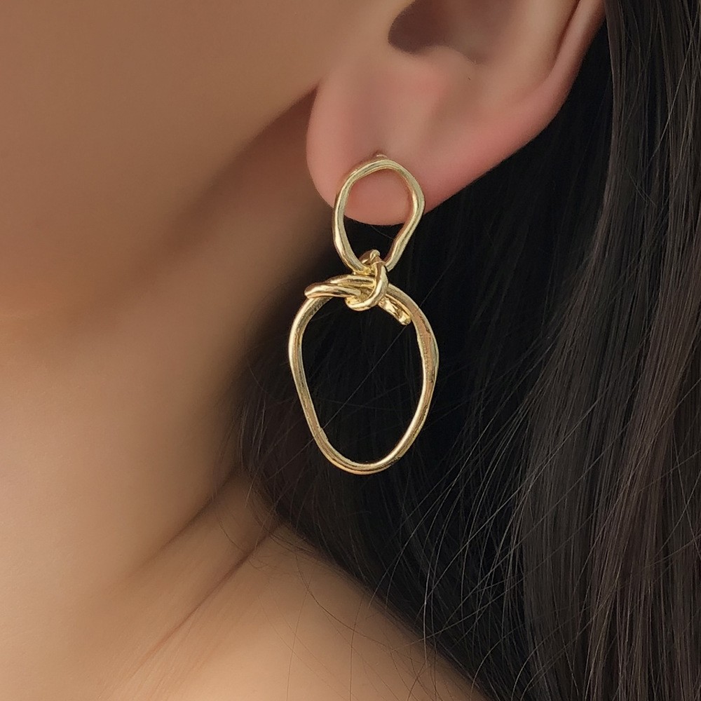 Fashion Geometric Double Circle Alloy Earrings Wholesale Nihaojewelry display picture 6