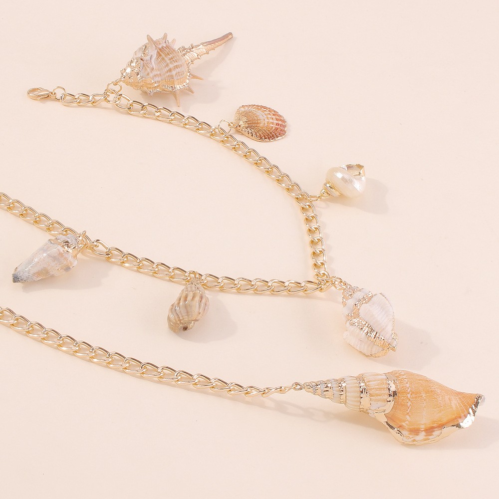 Fashion Conch Shell Pendant Waist Chain Wholesale Nihaojewelry display picture 5