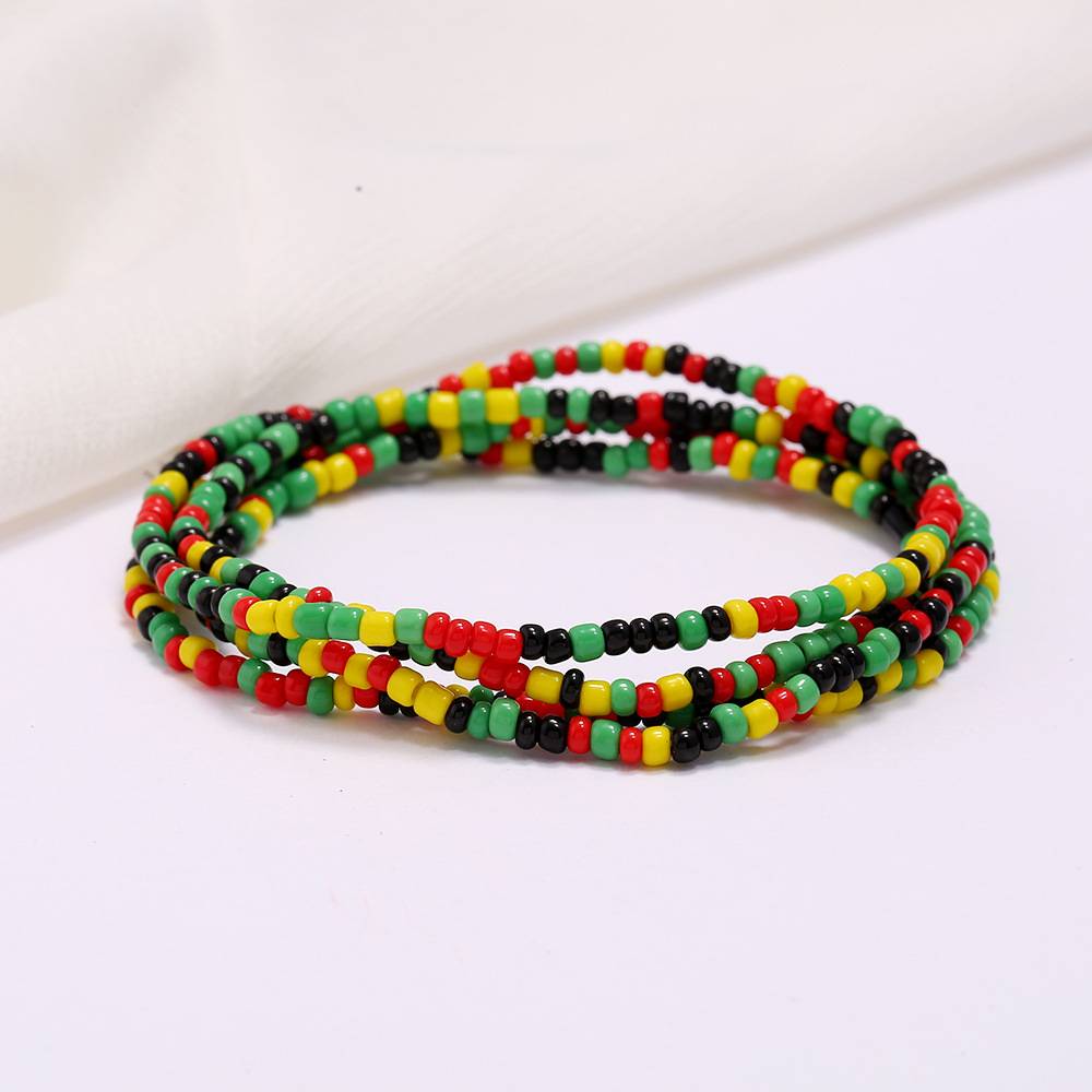 Multi-layer Handmade Colored Rice Beads Beach Chain Fashion Waist Chain Women display picture 25